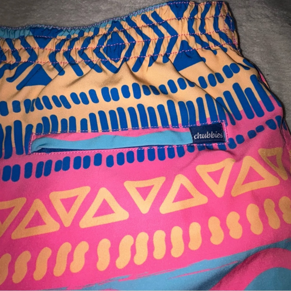 chubbies Pink & Blue High-Waist Shorts - Picture 9 of 9